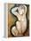 Caryatid-Amedeo Modigliani-Framed Stretched Canvas