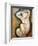 Caryatid-Amedeo Modigliani-Framed Art Print