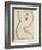 Caryatid-Amedeo Modigliani-Framed Giclee Print