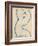 Caryatid-Amedeo Modigliani-Framed Premium Giclee Print