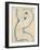 Caryatid-Amedeo Modigliani-Framed Giclee Print