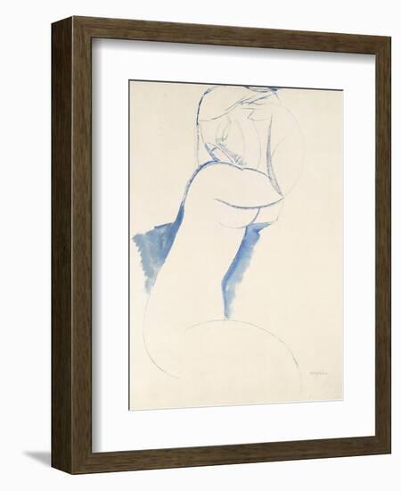 Caryatide, C.1913-Amedeo Modigliani-Framed Giclee Print