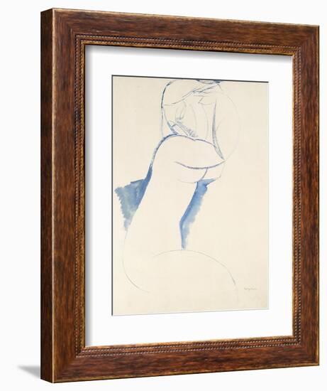 Caryatide, C.1913-Amedeo Modigliani-Framed Giclee Print