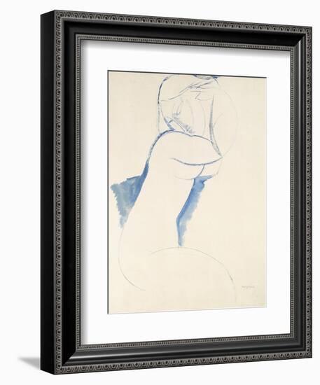 Caryatide, C.1913-Amedeo Modigliani-Framed Giclee Print