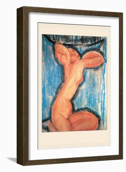 Caryatide-Amedeo Modigliani-Framed Art Print