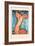 Caryatide-Amedeo Modigliani-Framed Art Print