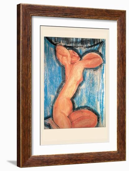 Caryatide-Amedeo Modigliani-Framed Art Print