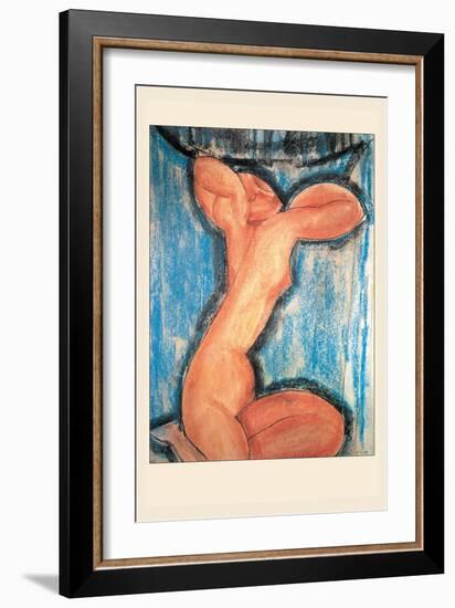 Caryatide-Amedeo Modigliani-Framed Art Print