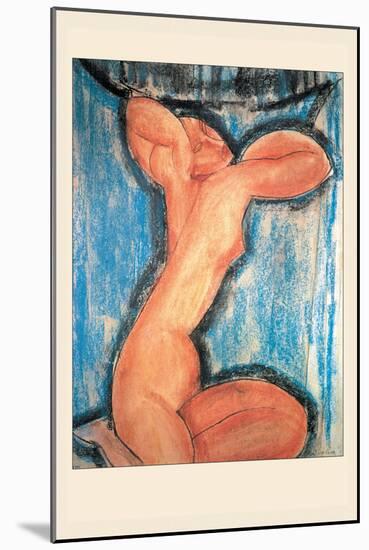 Caryatide-Amedeo Modigliani-Mounted Art Print