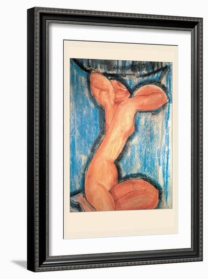 Caryatide-Amedeo Modigliani-Framed Art Print