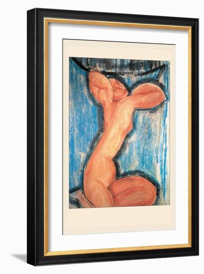 Caryatide-Amedeo Modigliani-Framed Art Print