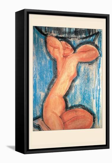 Caryatide-Amedeo Modigliani-Framed Stretched Canvas