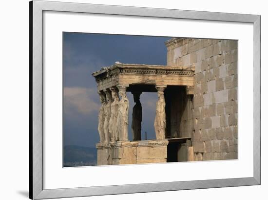 Caryatids Porch of the Erechtheion, Acropolis-null-Framed Photographic Print