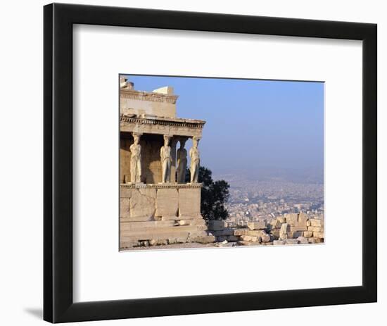 Carytids of Acropolis Overlooking Athens-Ron Watts-Framed Photographic Print