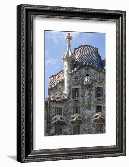 Casa Batllo, a House Designed by Antonio Gaudi and Admired by Salvador Dali-James Emmerson-Framed Photographic Print