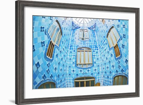 Casa Batllo, Barcelona, Catalonia, Spain-Marco Simoni-Framed Photographic Print