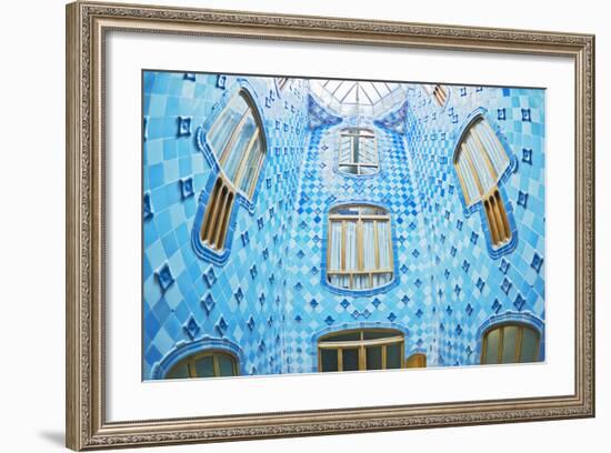 Casa Batllo, Barcelona, Catalonia, Spain-Marco Simoni-Framed Photographic Print