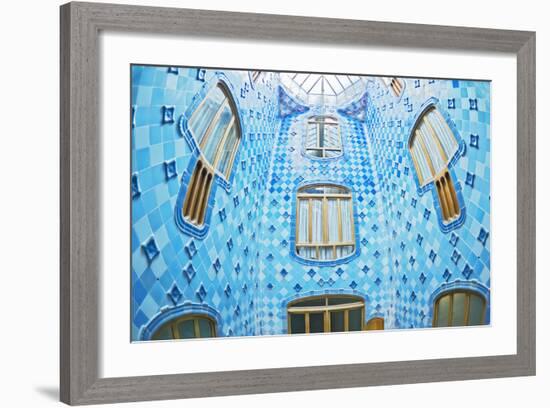 Casa Batllo, Barcelona, Catalonia, Spain-Marco Simoni-Framed Photographic Print