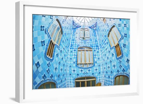 Casa Batllo, Barcelona, Catalonia, Spain-Marco Simoni-Framed Photographic Print