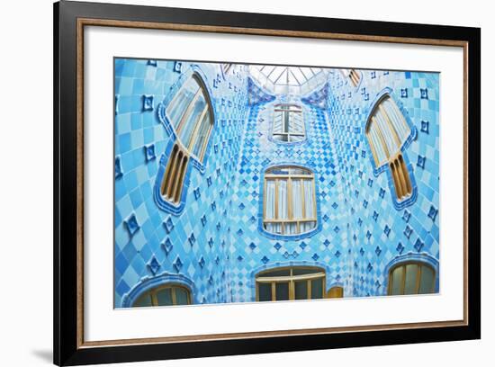 Casa Batllo, Barcelona, Catalonia, Spain-Marco Simoni-Framed Photographic Print