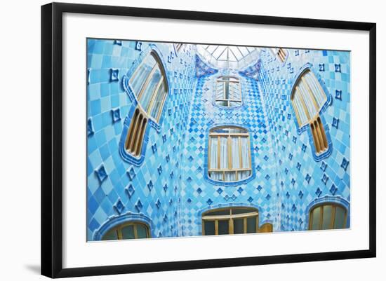 Casa Batllo, Barcelona, Catalonia, Spain-Marco Simoni-Framed Photographic Print