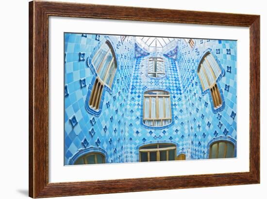 Casa Batllo, Barcelona, Catalonia, Spain-Marco Simoni-Framed Photographic Print