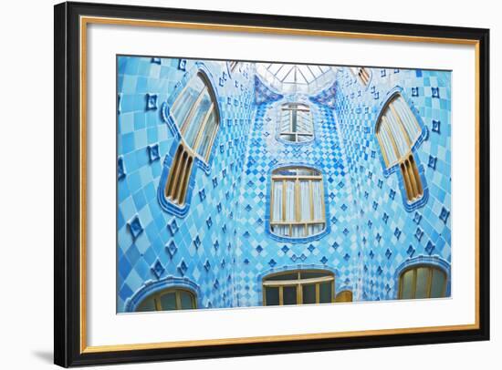 Casa Batllo, Barcelona, Catalonia, Spain-Marco Simoni-Framed Photographic Print