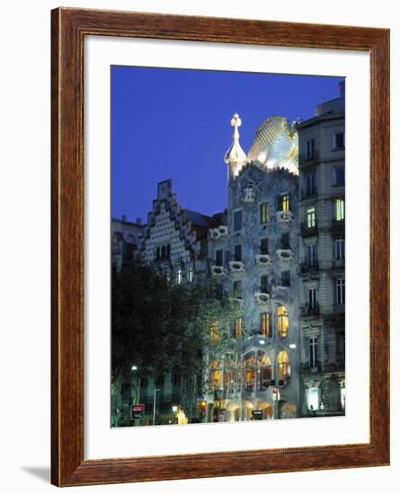 Casa Batllo, Barcelona, Spain-Gavin Hellier-Framed Photographic Print