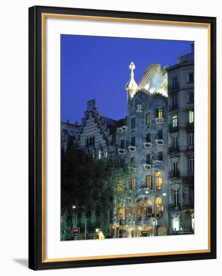 Casa Batllo, Barcelona, Spain-Gavin Hellier-Framed Photographic Print