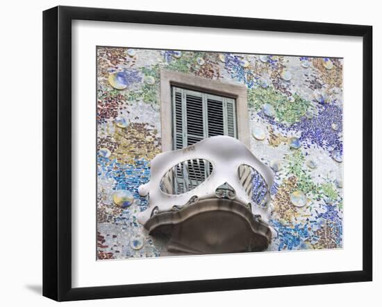 Casa Batllo By Gaudi, Barcelona, Catalonia, Spain, Europe-Richard Cummins-Framed Photographic Print