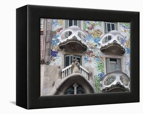 Casa Batllo By Gaudi, Barcelona, Catalonia, Spain, Europe-Richard Cummins-Framed Premier Image Canvas