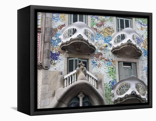 Casa Batllo By Gaudi, Barcelona, Catalonia, Spain, Europe-Richard Cummins-Framed Premier Image Canvas