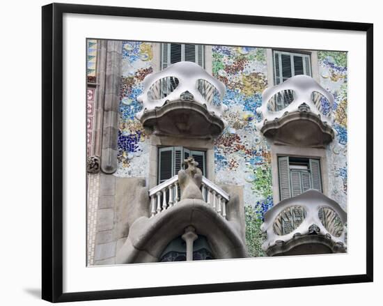 Casa Batllo By Gaudi, Barcelona, Catalonia, Spain, Europe-Richard Cummins-Framed Photographic Print