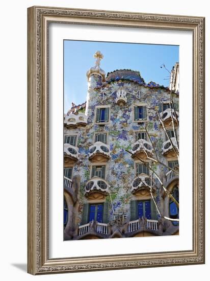 Casa Batllo, UNESCO World Heritage Site, Barcelona, Catalonia, Spain, Europe-Mark Mawson-Framed Photographic Print