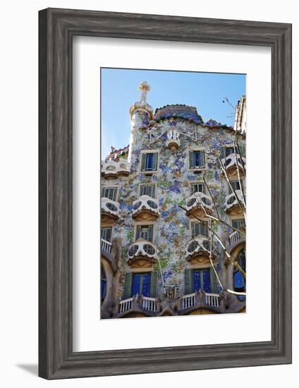 Casa Batllo, UNESCO World Heritage Site, Barcelona, Catalonia, Spain, Europe-Mark Mawson-Framed Photographic Print