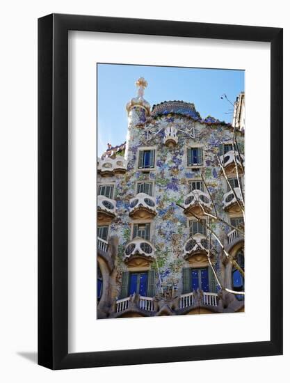 Casa Batllo, UNESCO World Heritage Site, Barcelona, Catalonia, Spain, Europe-Mark Mawson-Framed Photographic Print