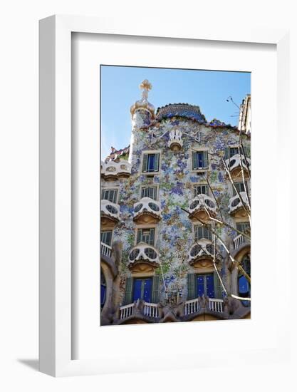 Casa Batllo, UNESCO World Heritage Site, Barcelona, Catalonia, Spain, Europe-Mark Mawson-Framed Photographic Print