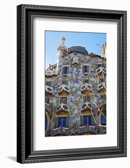 Casa Batllo, UNESCO World Heritage Site, Barcelona, Catalonia, Spain, Europe-Mark Mawson-Framed Photographic Print