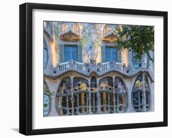 Casa Batllo, UNESCO World Heritage Site, Barcelona, Catalonia, Spain, Europe-Angelo Cavalli-Framed Photographic Print