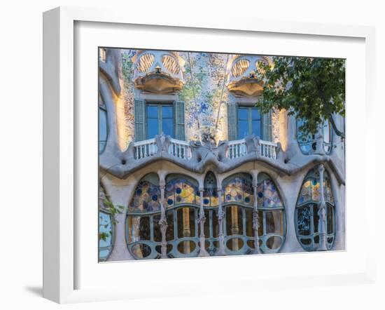 Casa Batllo, UNESCO World Heritage Site, Barcelona, Catalonia, Spain, Europe-Angelo Cavalli-Framed Photographic Print