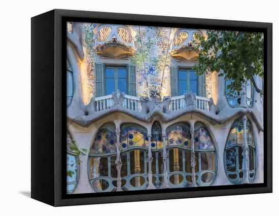 Casa Batllo, UNESCO World Heritage Site, Barcelona, Catalonia, Spain, Europe-Angelo Cavalli-Framed Premier Image Canvas