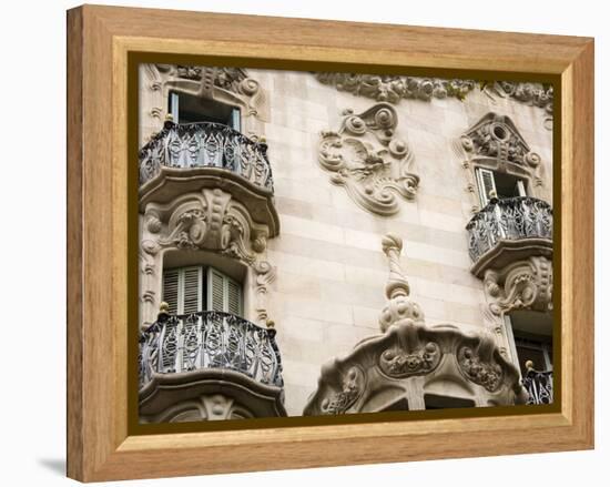 Casa Comalat By Salvador Valeri, Barcelona, Catalonia, Spain, Europe-Richard Cummins-Framed Premier Image Canvas