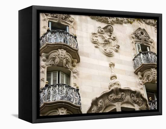 Casa Comalat By Salvador Valeri, Barcelona, Catalonia, Spain, Europe-Richard Cummins-Framed Premier Image Canvas