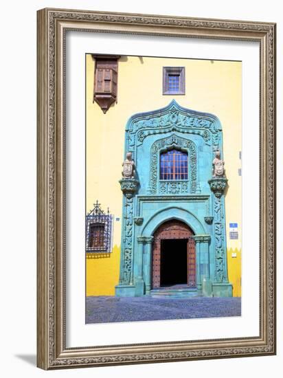 Casa de Colon, Vegueta Old Town, Las Palmas de Canary Islands, Spain-Neil Farrin-Framed Photographic Print
