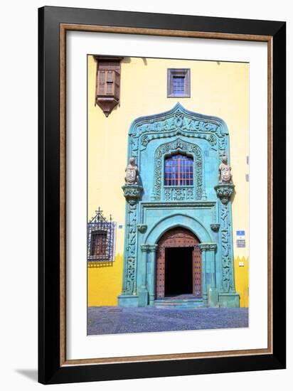 Casa de Colon, Vegueta Old Town, Las Palmas de Canary Islands, Spain-Neil Farrin-Framed Photographic Print