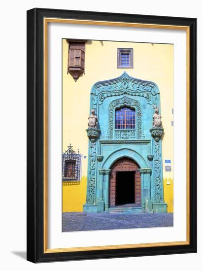 Casa de Colon, Vegueta Old Town, Las Palmas de Canary Islands, Spain-Neil Farrin-Framed Photographic Print