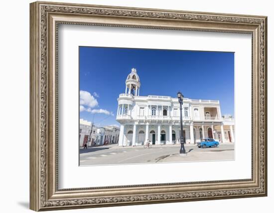 Casa de Cultura in the Palacio Ferrer from Plaza Jose Marti, Cienfuegos, UNESCO World Heritage Site-Michael Nolan-Framed Photographic Print