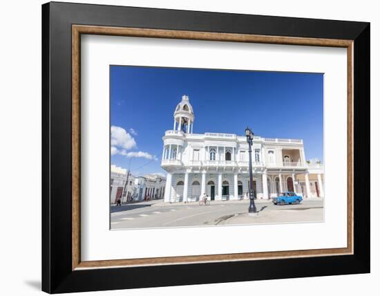 Casa de Cultura in the Palacio Ferrer from Plaza Jose Marti, Cienfuegos, UNESCO World Heritage Site-Michael Nolan-Framed Photographic Print