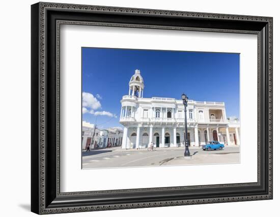 Casa de Cultura in the Palacio Ferrer from Plaza Jose Marti, Cienfuegos, UNESCO World Heritage Site-Michael Nolan-Framed Photographic Print