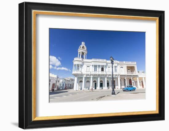 Casa de Cultura in the Palacio Ferrer from Plaza Jose Marti, Cienfuegos, UNESCO World Heritage Site-Michael Nolan-Framed Photographic Print